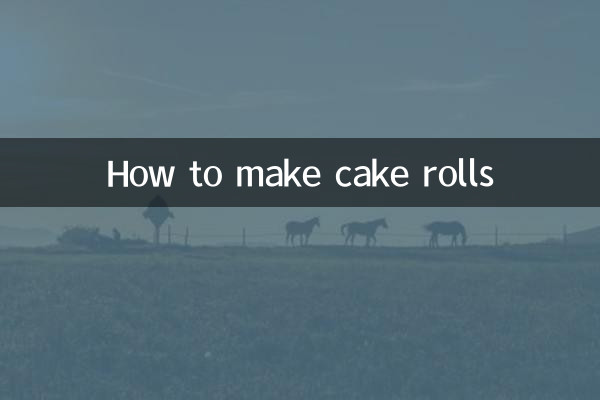 Como fazer rolos de bolo