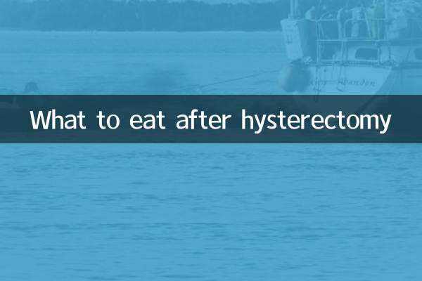 What to eat after hysterectomy
