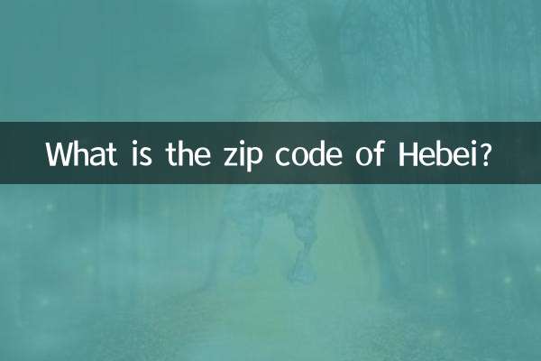 What is the zip code of Hebei?