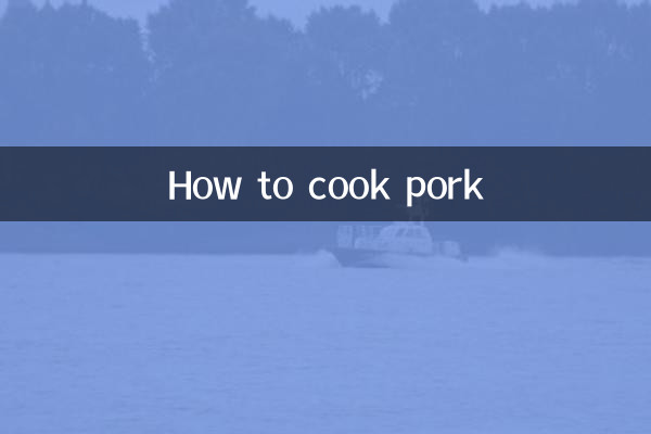 How to cook pork