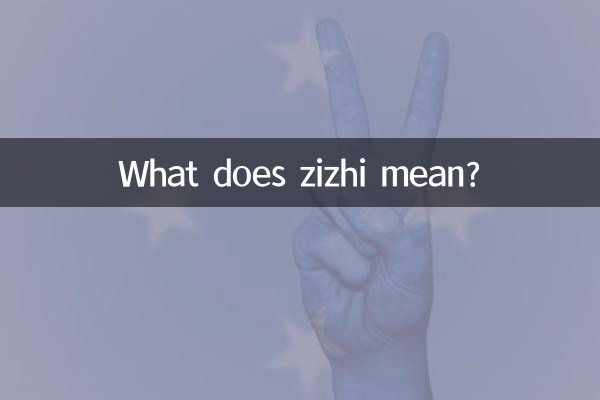 What does zizhi mean?