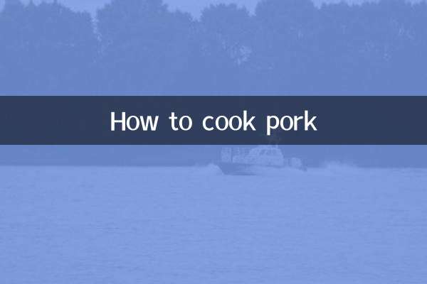 How to cook pork
