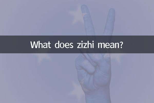 What does zizhi mean?