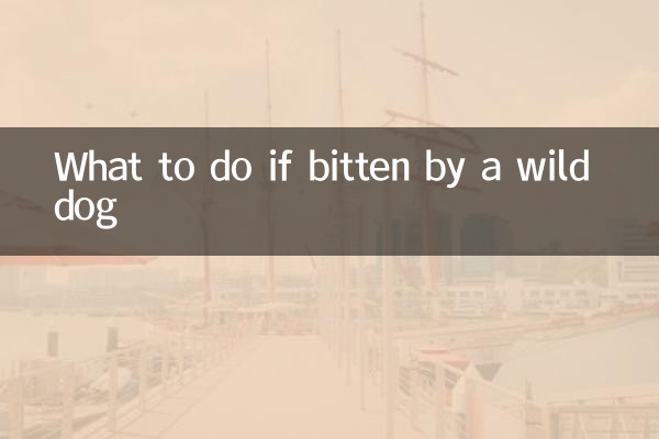 야생개에게 물린 경우 대처 방법