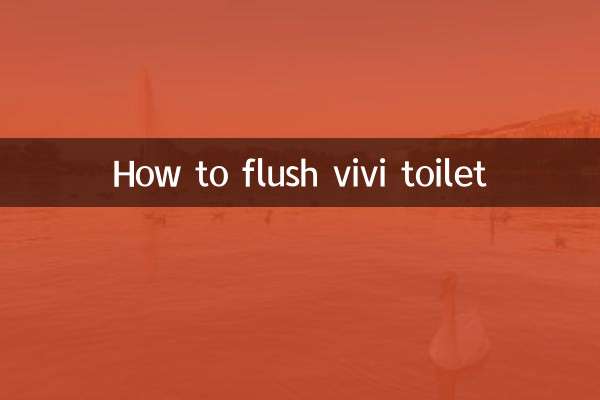 كيفية مسح مرحاض فيفي