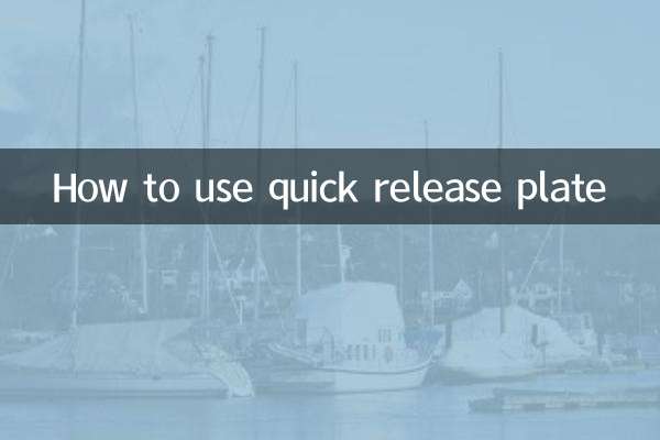 Как использовать быстросъемную пластину