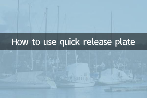 Как использовать быстросъемную пластину