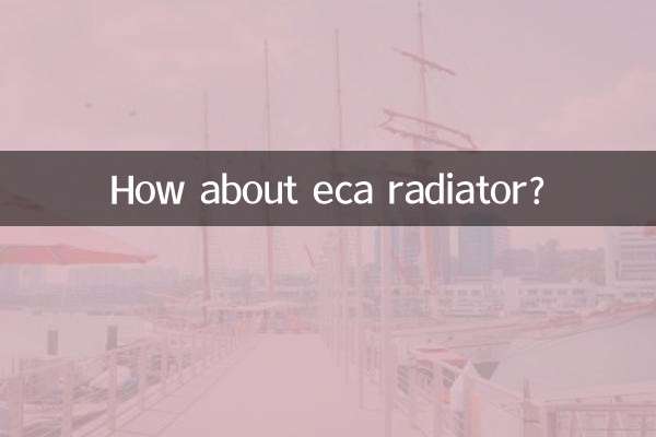 ¿Qué tal el radiador eca?