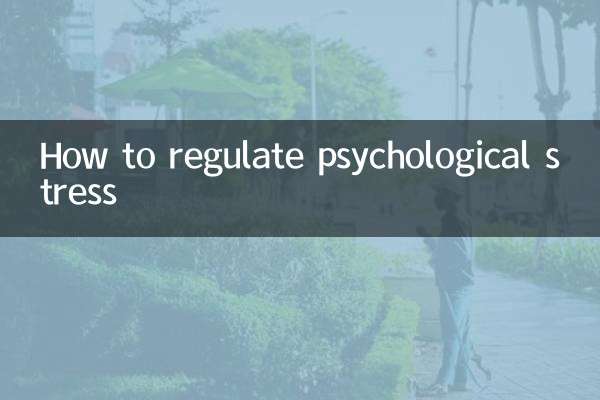 Come regolare lo stress psicologico