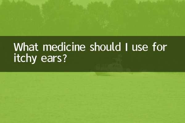 Welches Medikament sollte ich gegen juckende Ohren verwenden?