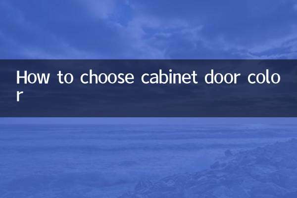 Come scegliere il colore dell'anta dell'armadio