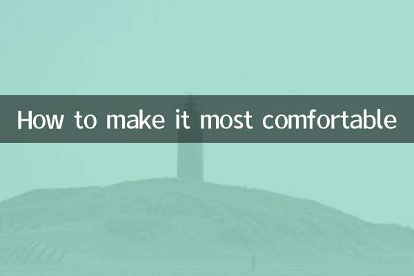 Cómo hacerlo más cómodo