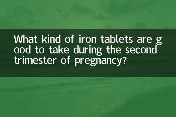 孕中期吃什麼鐵片好