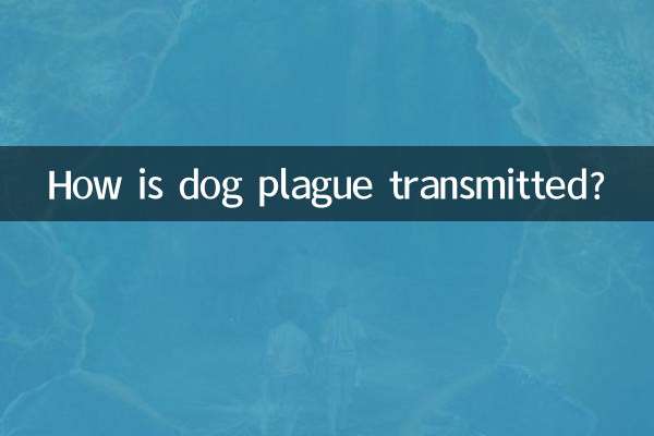 कुत्ते में प्लेग कैसे फैलता है?