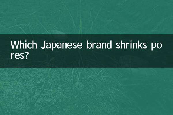 Quale marca giapponese restringe i pori?