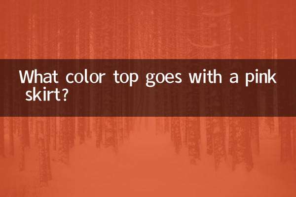 Que cor de top combina com saia rosa?