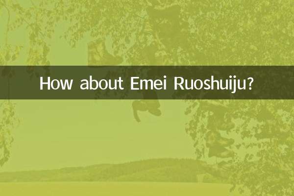 Как насчет Эмэй Руошуйдзю?