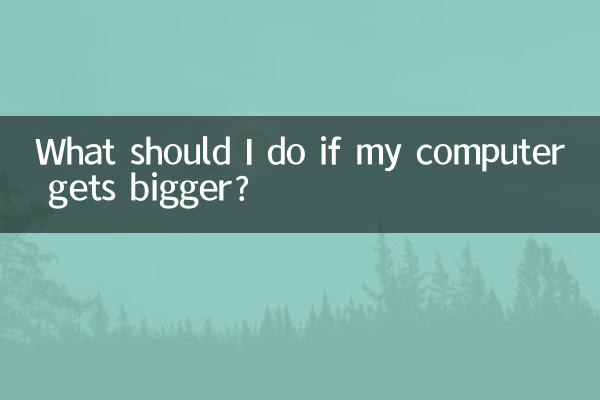 ¿Qué debo hacer si mi computadora se hace más grande?