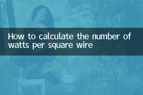 So berechnen Sie die Wattzahl pro Quadratdraht