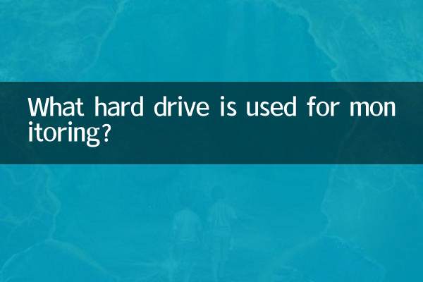 ¿Qué disco duro se utiliza para el monitoreo?
