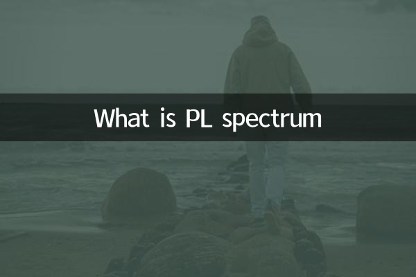Cos'è lo spettro PL