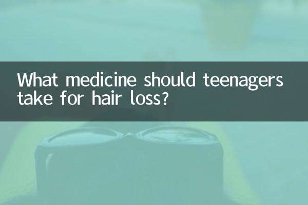 Welche Medikamente sollten Jugendliche gegen Haarausfall einnehmen?