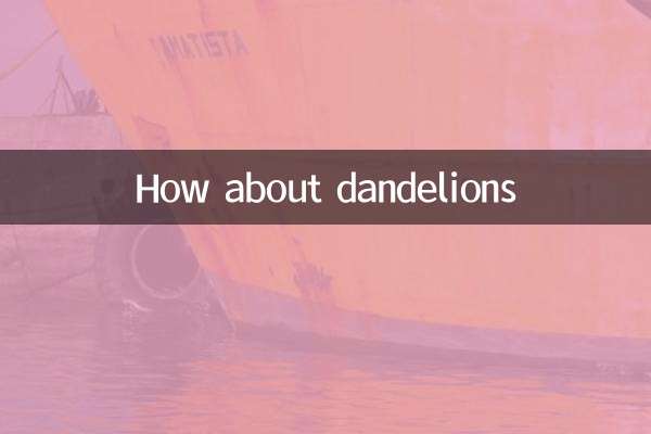 How about dandelions