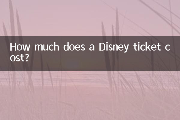 ¿Cuánto cuesta un boleto de Disney?