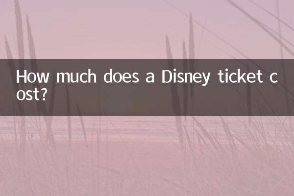 Wie viel kostet ein Disney-Ticket?