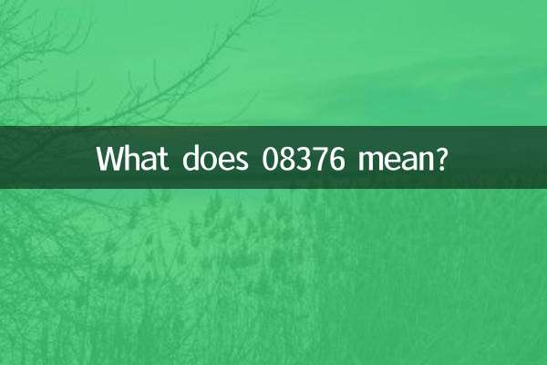 O que significa 08376?
