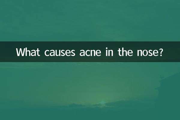 ما الذي يسبب حب الشباب في الأنف؟