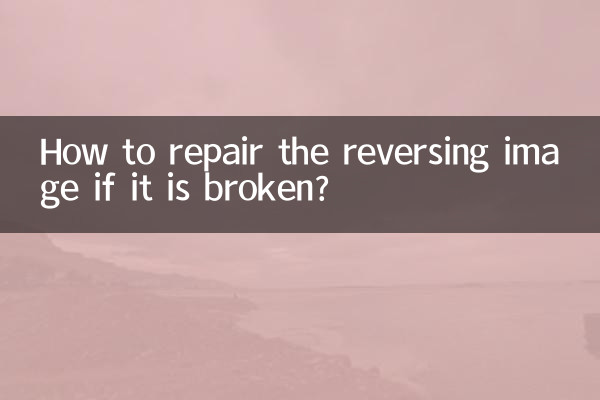 Wie kann man das Rückfahrbild reparieren, wenn es kaputt ist?