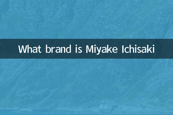 What brand is Miyake Ichisaki
