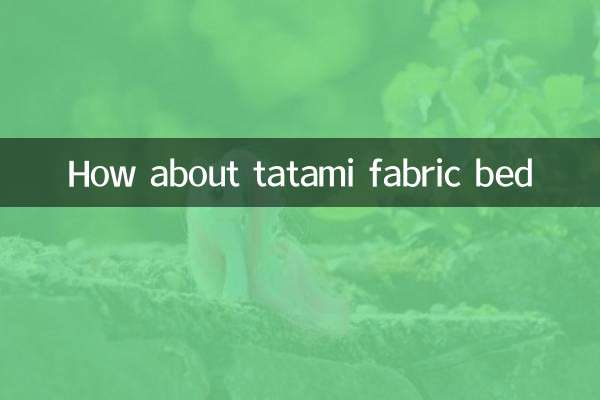 How about tatami fabric bed