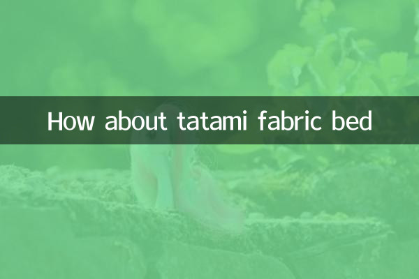 How about tatami fabric bed