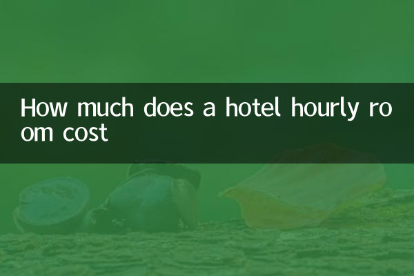 How much does a hotel hourly room cost