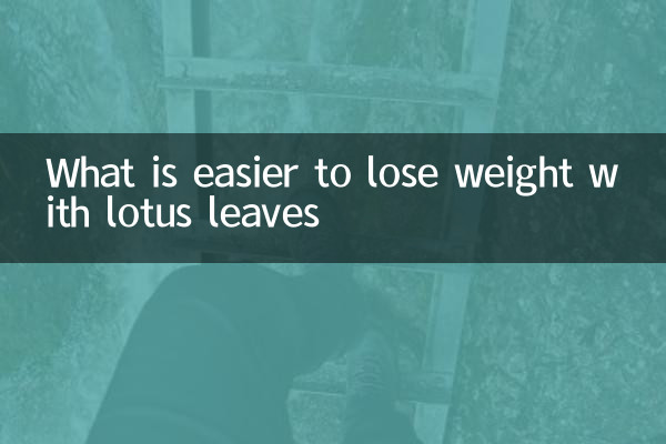 Ce qui est plus facile à perdre du poids avec les feuilles de lotus