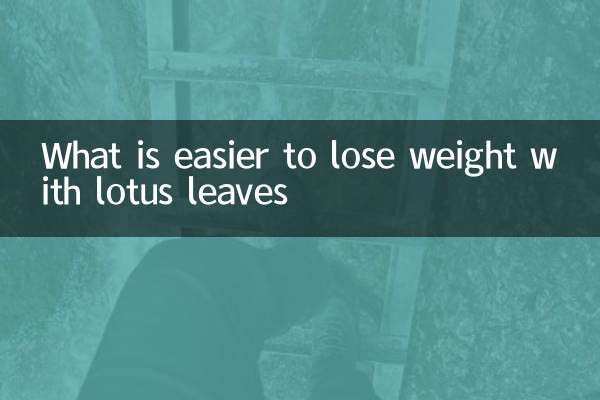 Ce qui est plus facile à perdre du poids avec les feuilles de lotus