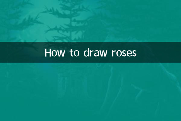 Como desenhar rosas