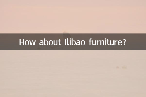 ¿Qué tal los muebles Ilibao?