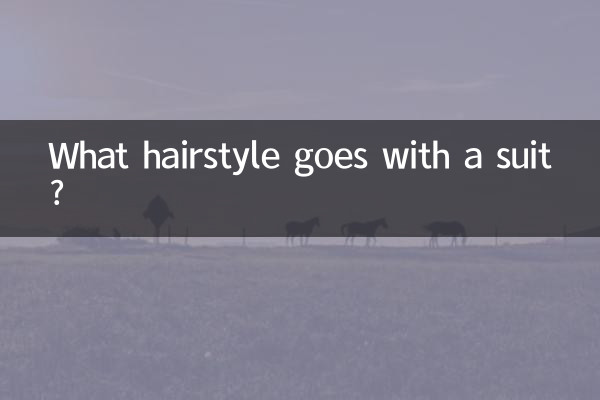 Quelle coiffure va avec un costume ?