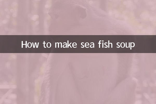 Como fazer sopa de peixe marinho