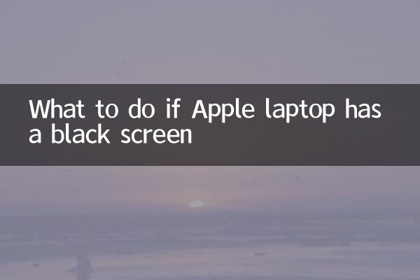 Apple ラップトップの画面が黒い場合の対処方法