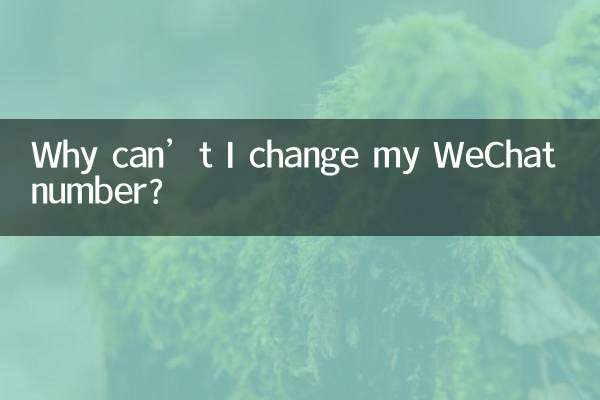 Pourquoi ne puis-je pas changer mon numéro WeChat ?