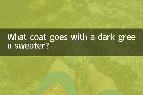 Quale cappotto abbinare ad un maglione verde scuro?