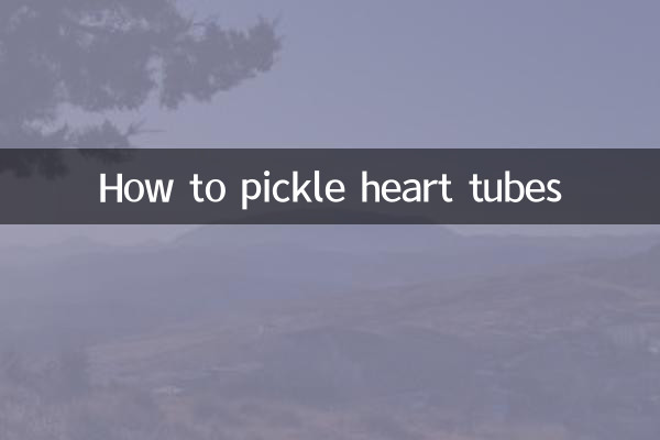 Comment décaper les tubes cardiaques
