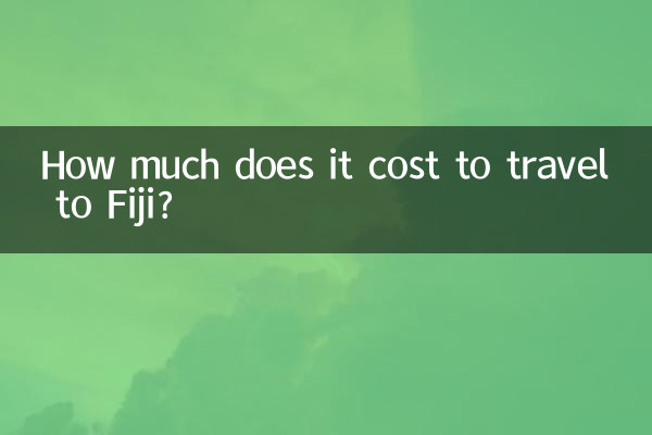 How much does it cost to travel to Fiji?