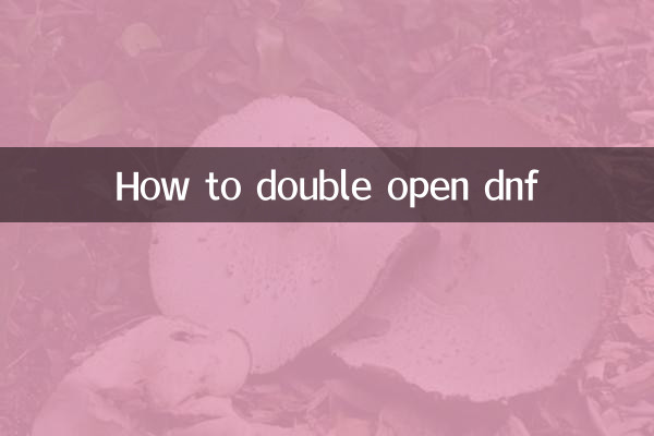 Как дважды открыть dnf