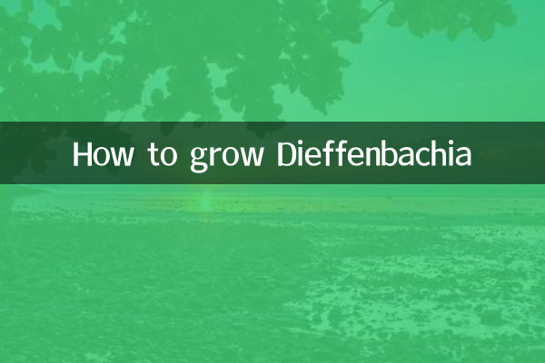 كيفية زراعة ديفينباتشيا