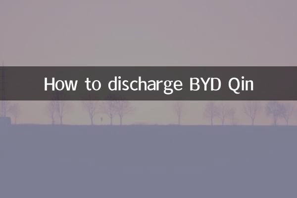 BYD Qinを排出する方法